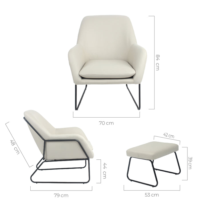 Sillón Individual Selina Beige