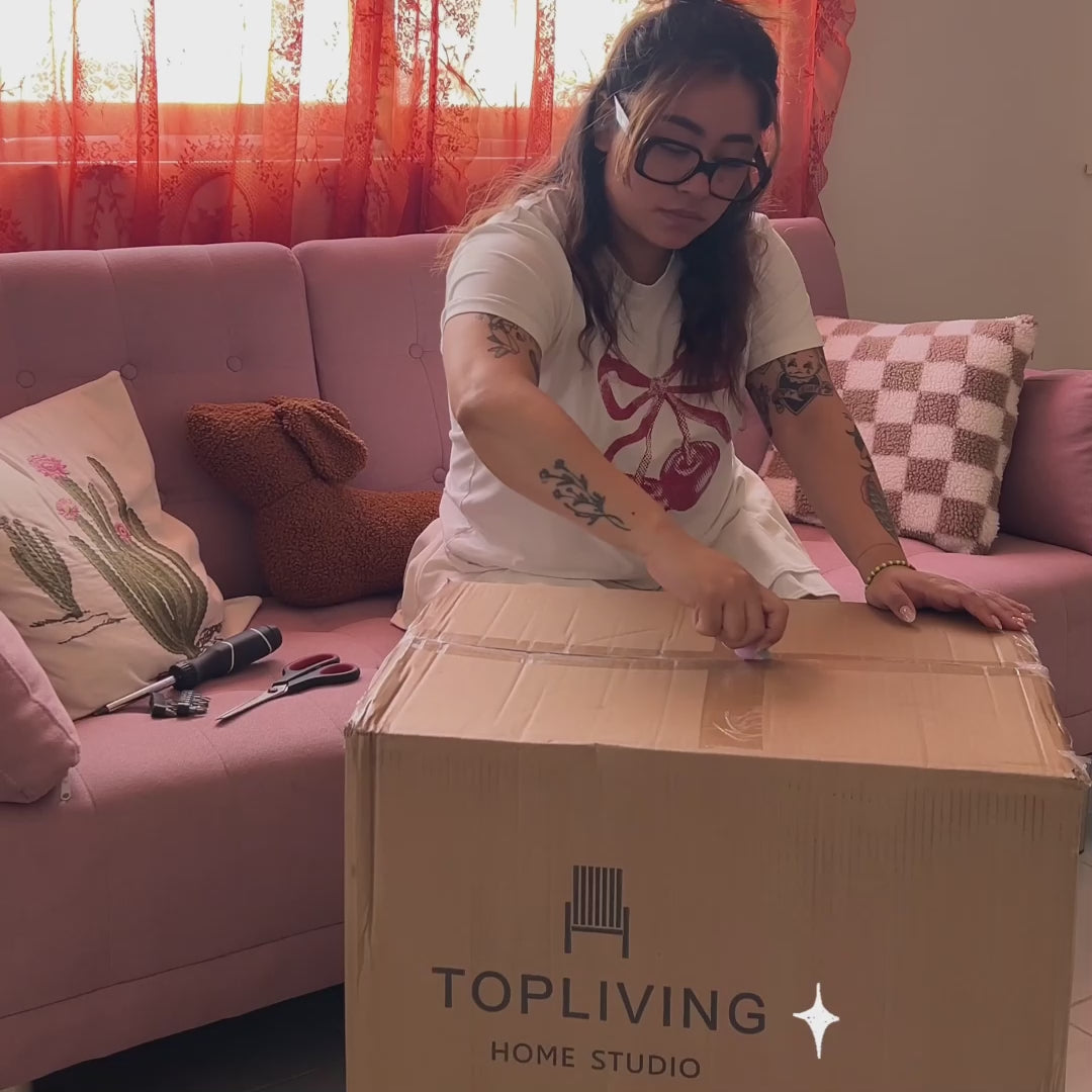 Silla de Oficina Tipo Sherpa Blanca