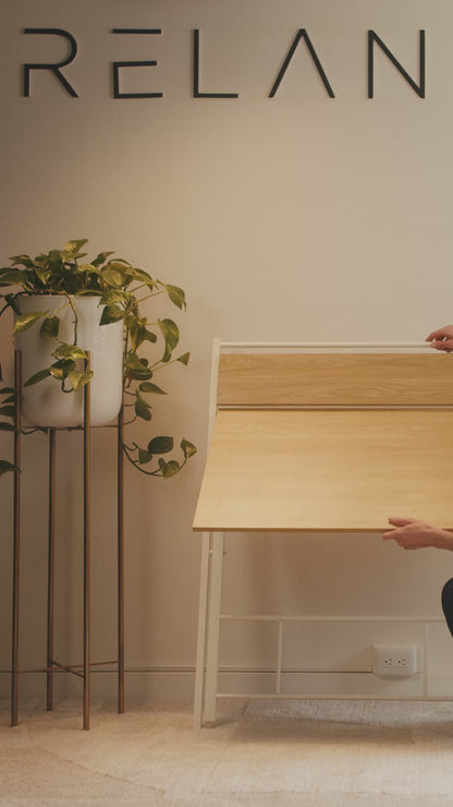 Escritorio Tripoli Plegable Blanco