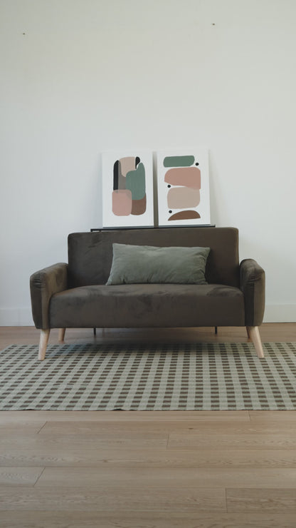 Sofá 2 Plazas Nemi Marrón