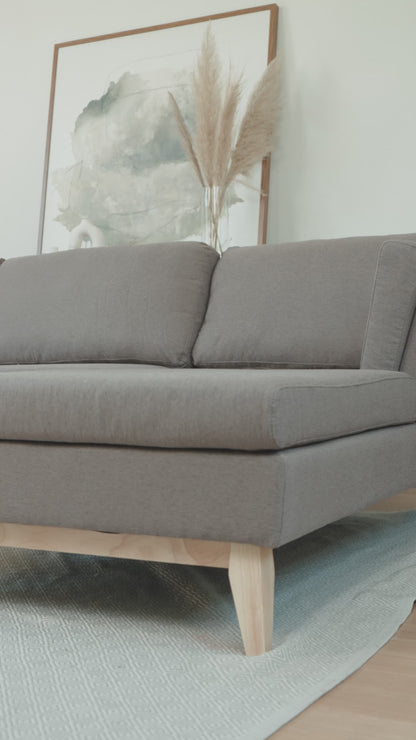 Sofá Modular 3 Plazas en L Albano Marrón