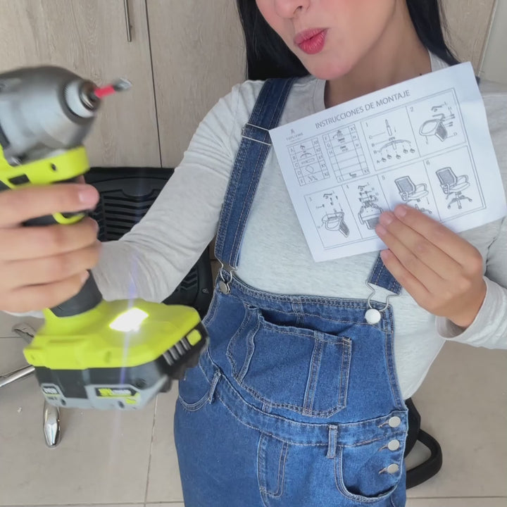 Silla de Oficina Sill-C2N Ergonómica Negra