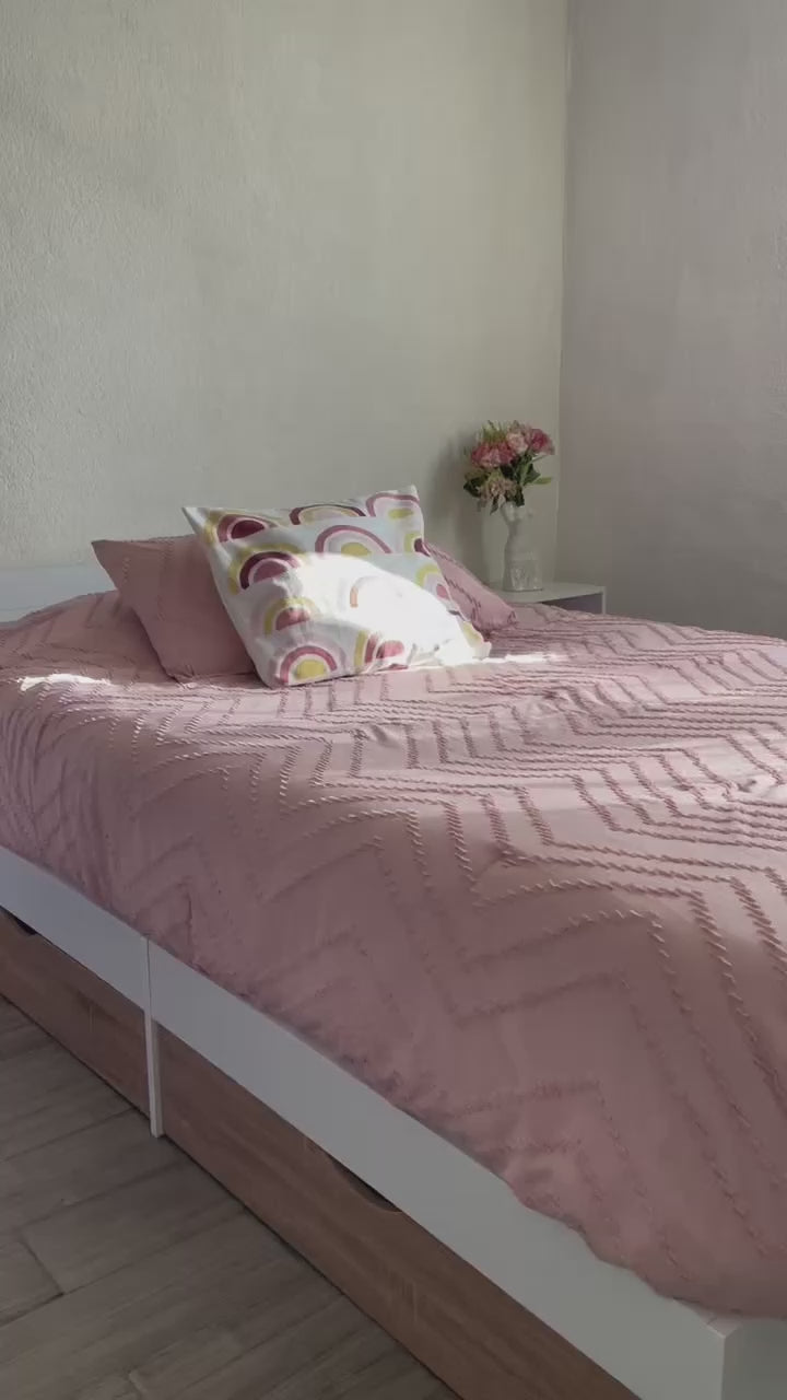 Cama Matrimonial Nórdica con Cajones