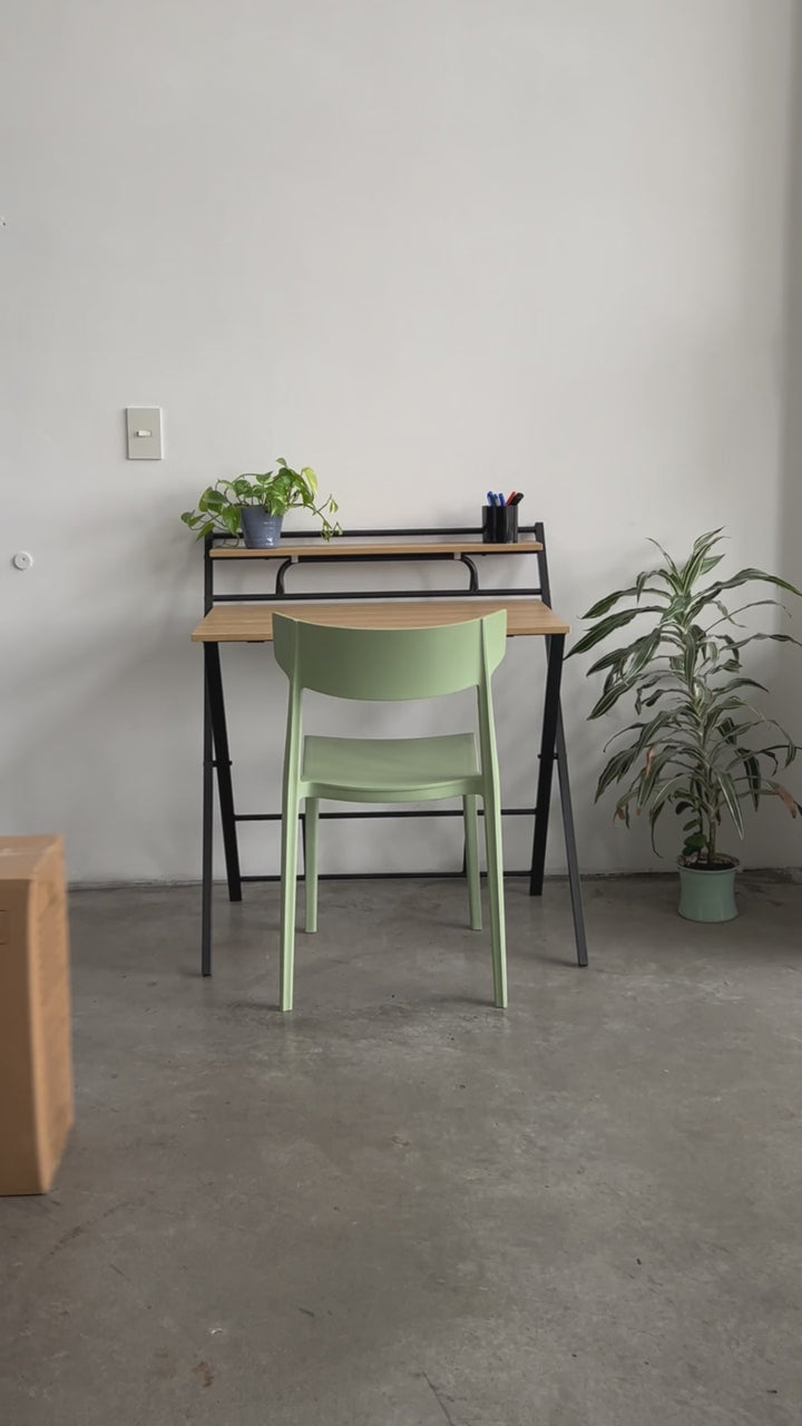 Silla de Oficina con Cabecera Gris