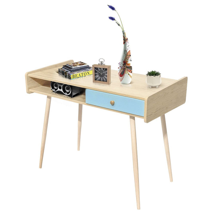 Escritorio Vintage-Blue con Cajón Azul