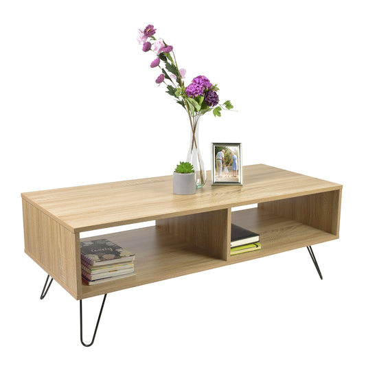 Mesa de Centro Cedro Minimalista Café