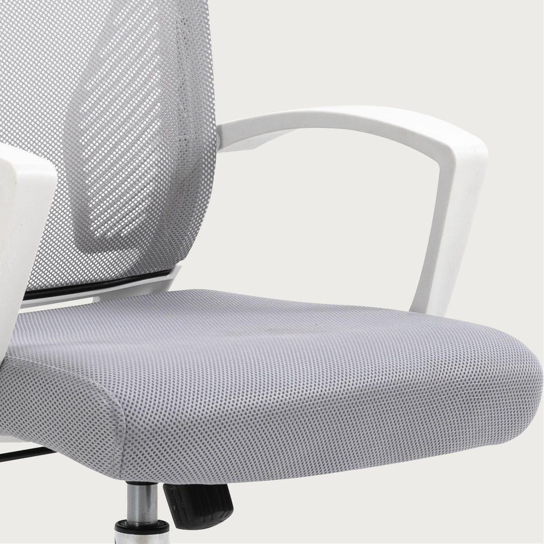 Silla de Oficina Burdeos Semi Reclinable Gris