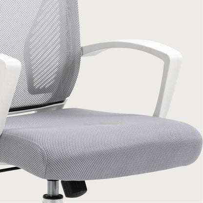 Silla de Oficina Burdeos Semi Reclinable Gris