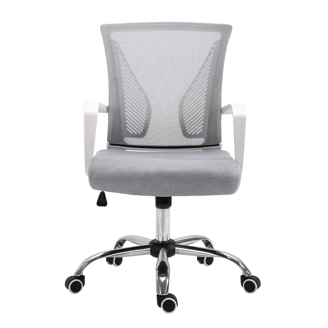 Silla de Oficina Burdeos Semi Reclinable Gris