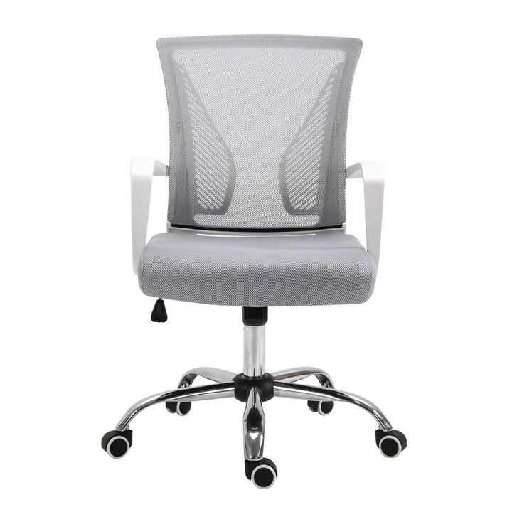 Silla de Oficina Burdeos Semi Reclinable Gris