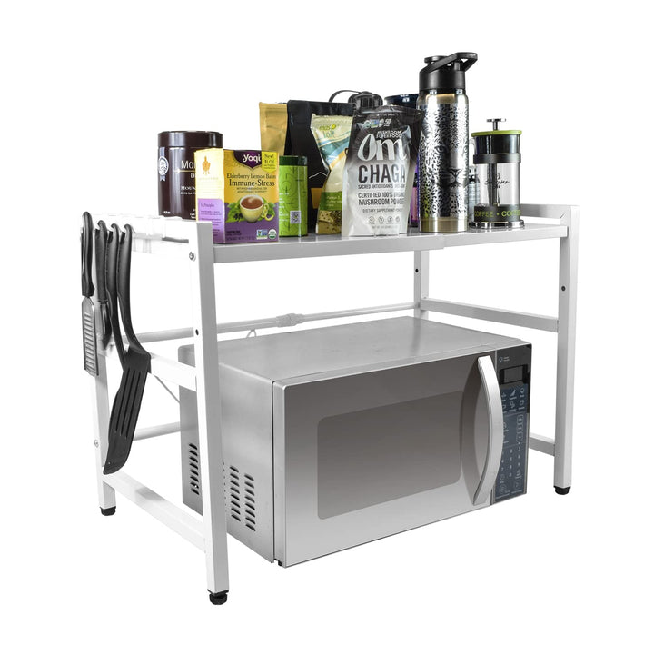 Estante Organizador para Microondas Carrot-B Blanco