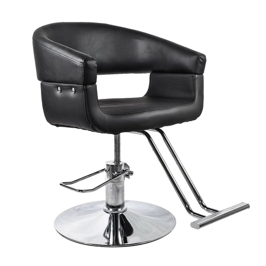 Silla de Barbería Welsh Con Descansapies Negra